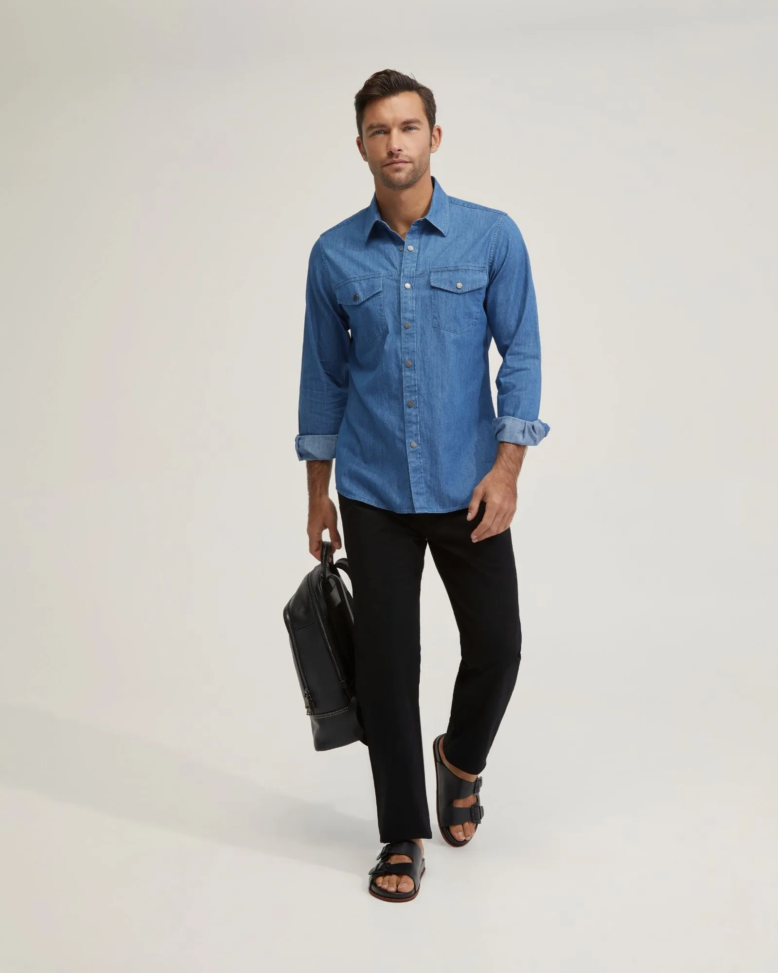 Relaxed Fit Cotton Chino