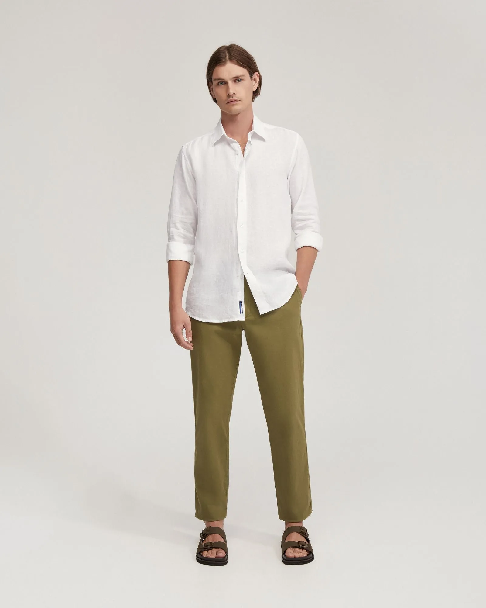 Relaxed Fit Cotton Chino