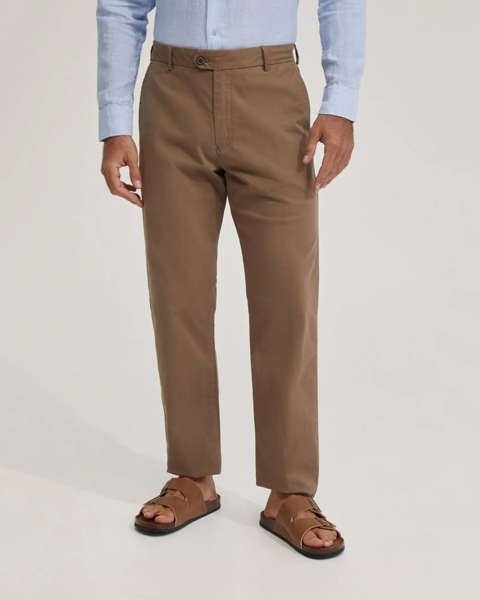 Relaxed Fit Cotton Chino