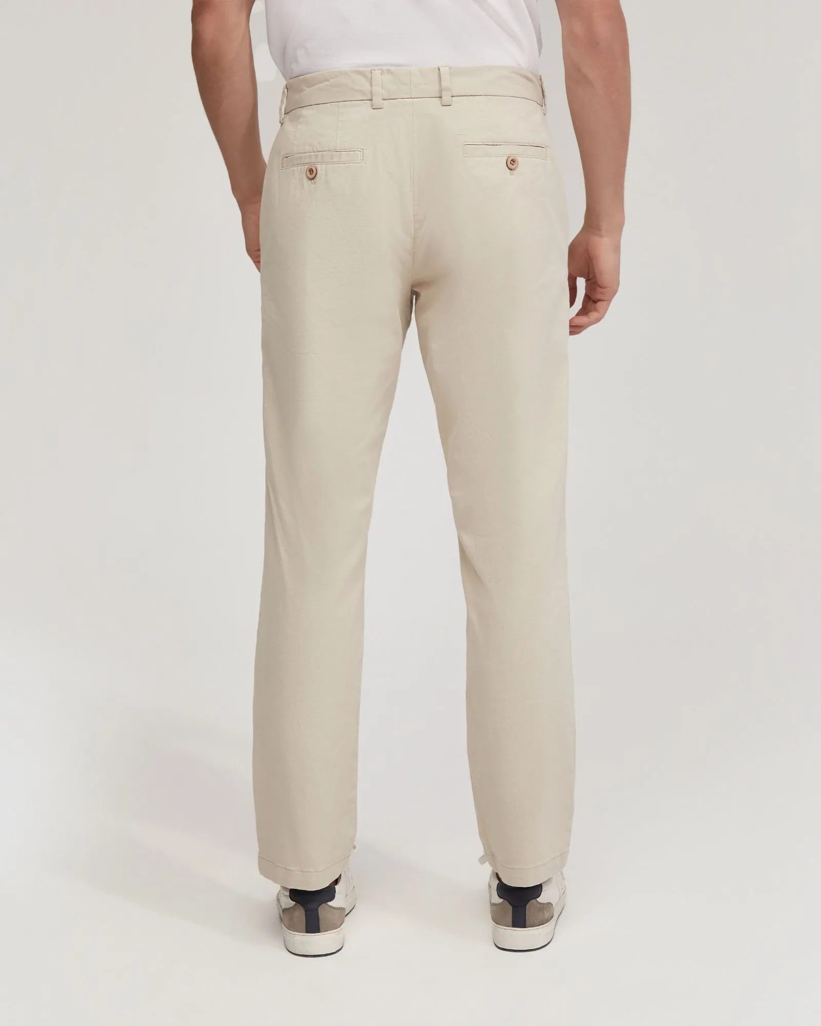 Relaxed Fit Cotton Chino