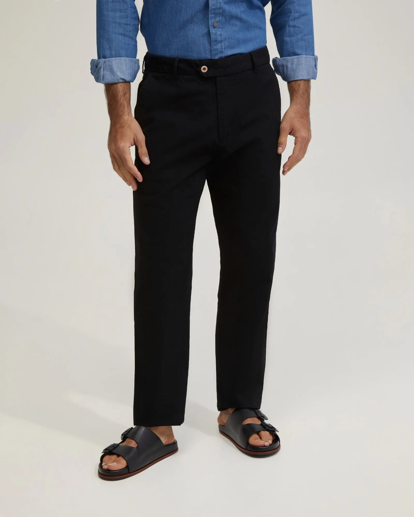 Relaxed Fit Cotton Chino