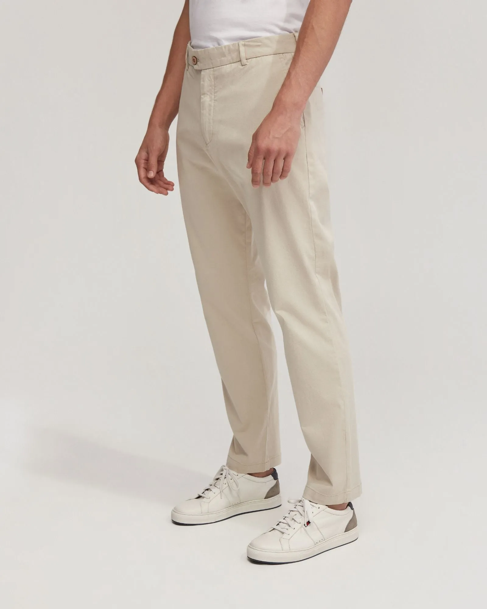 Relaxed Fit Cotton Chino