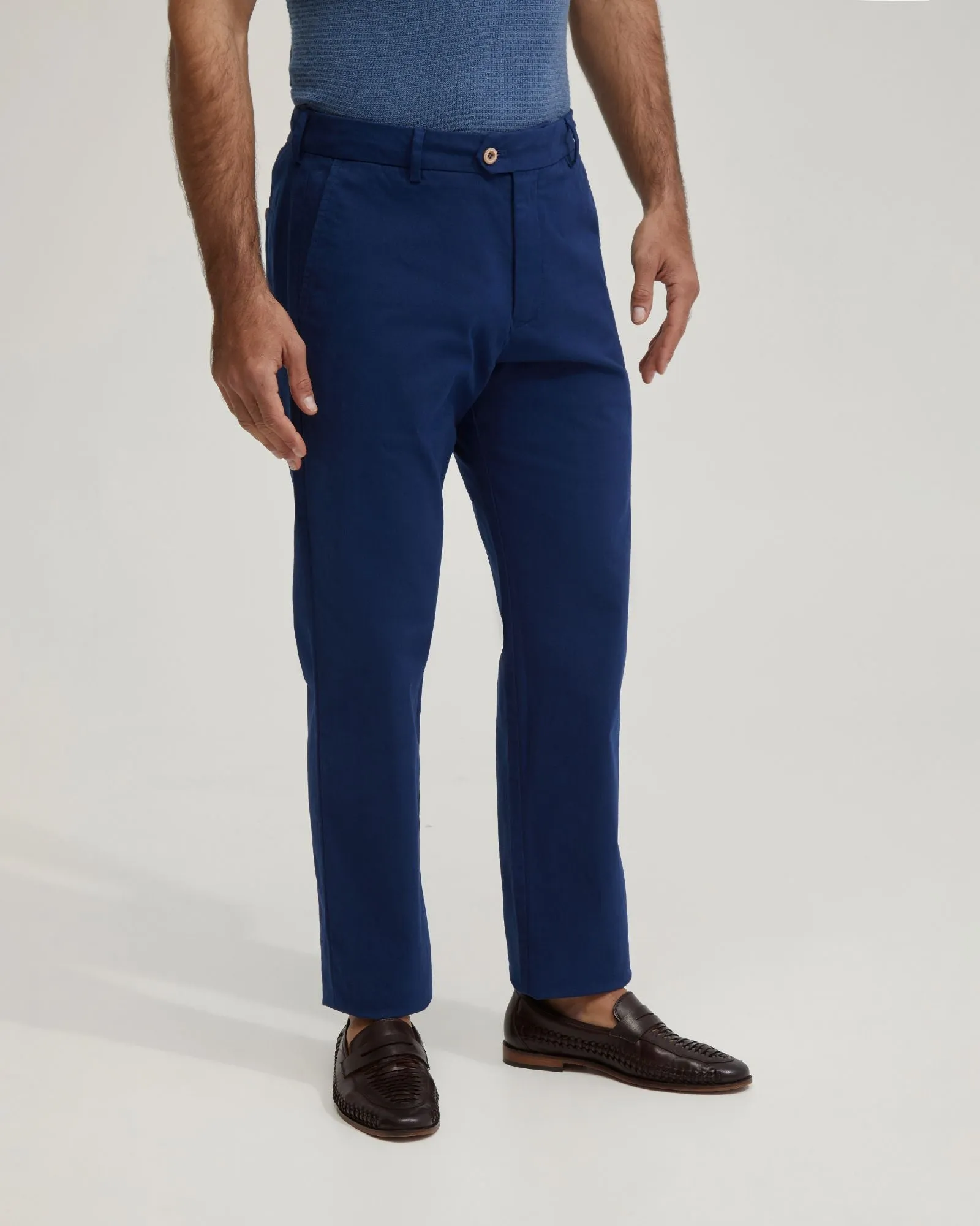 Relaxed Fit Cotton Chino