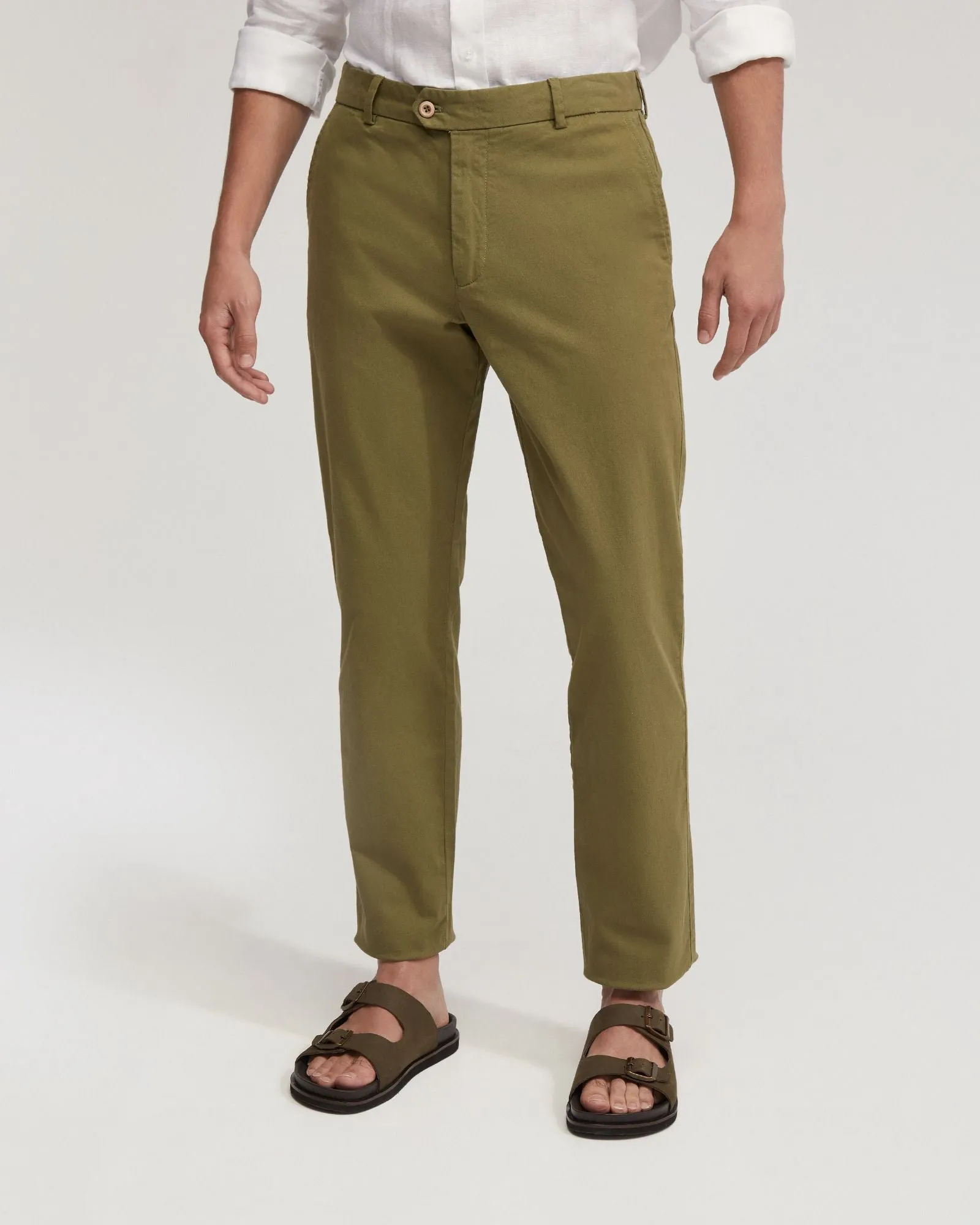Relaxed Fit Cotton Chino