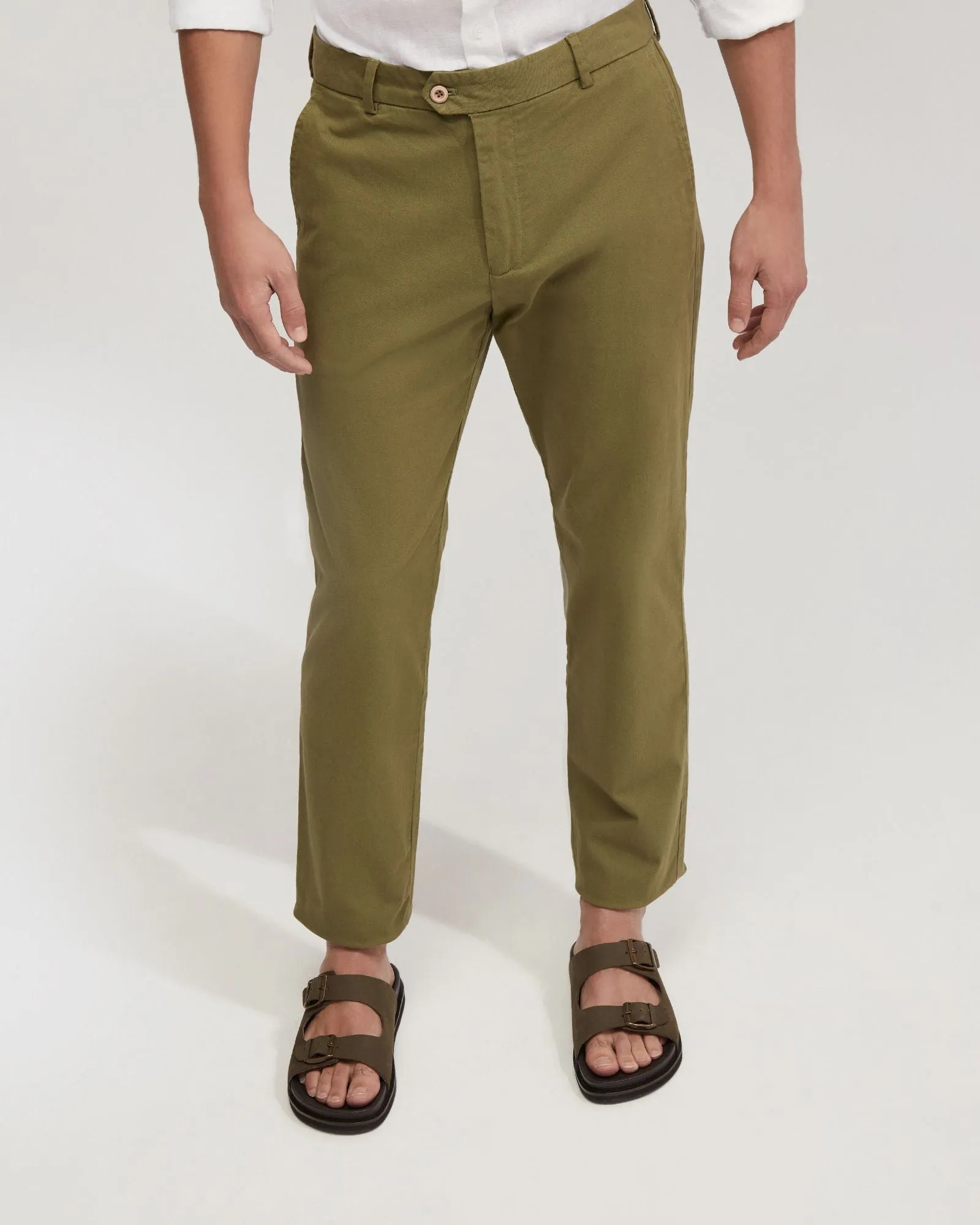 Relaxed Fit Cotton Chino