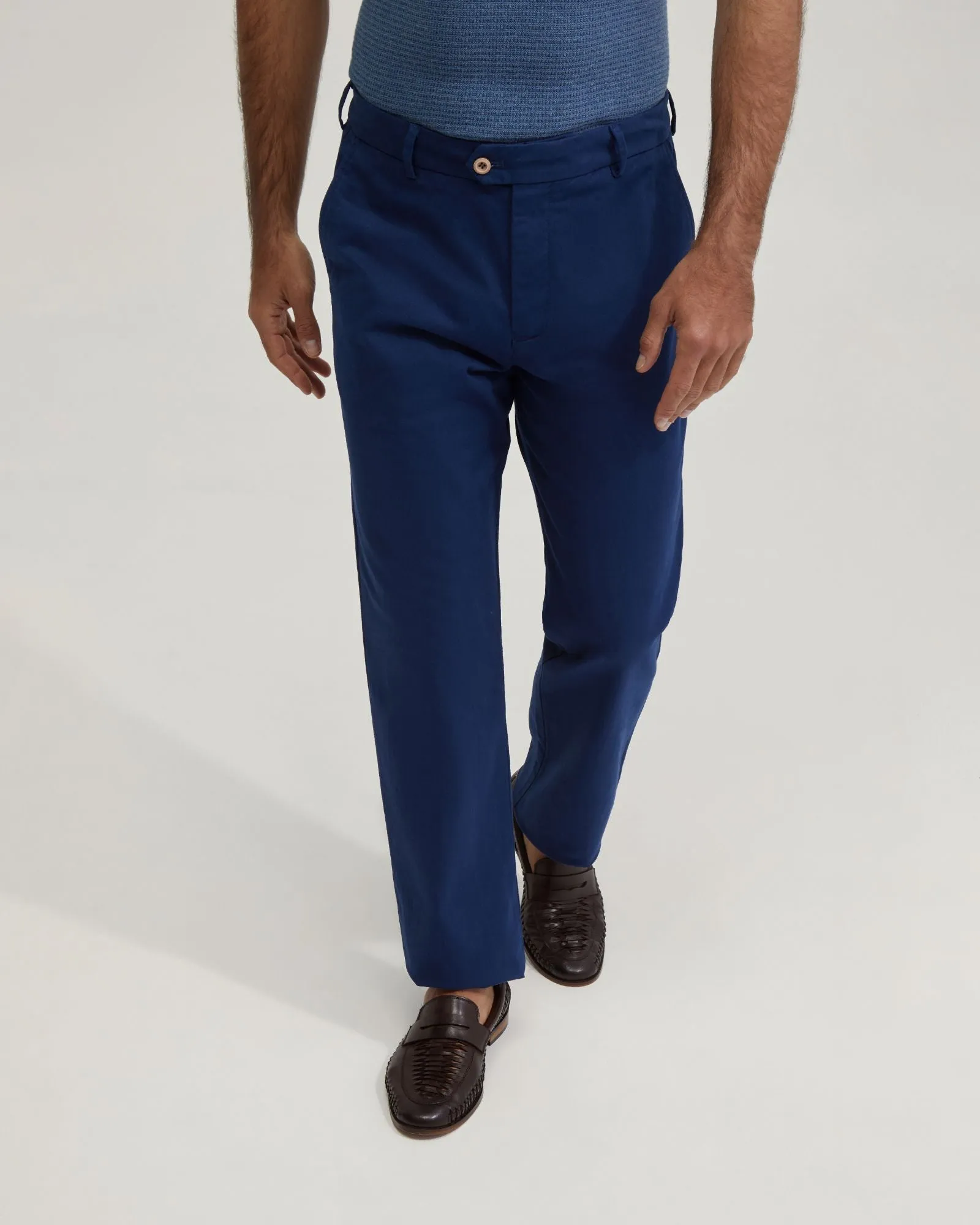 Relaxed Fit Cotton Chino