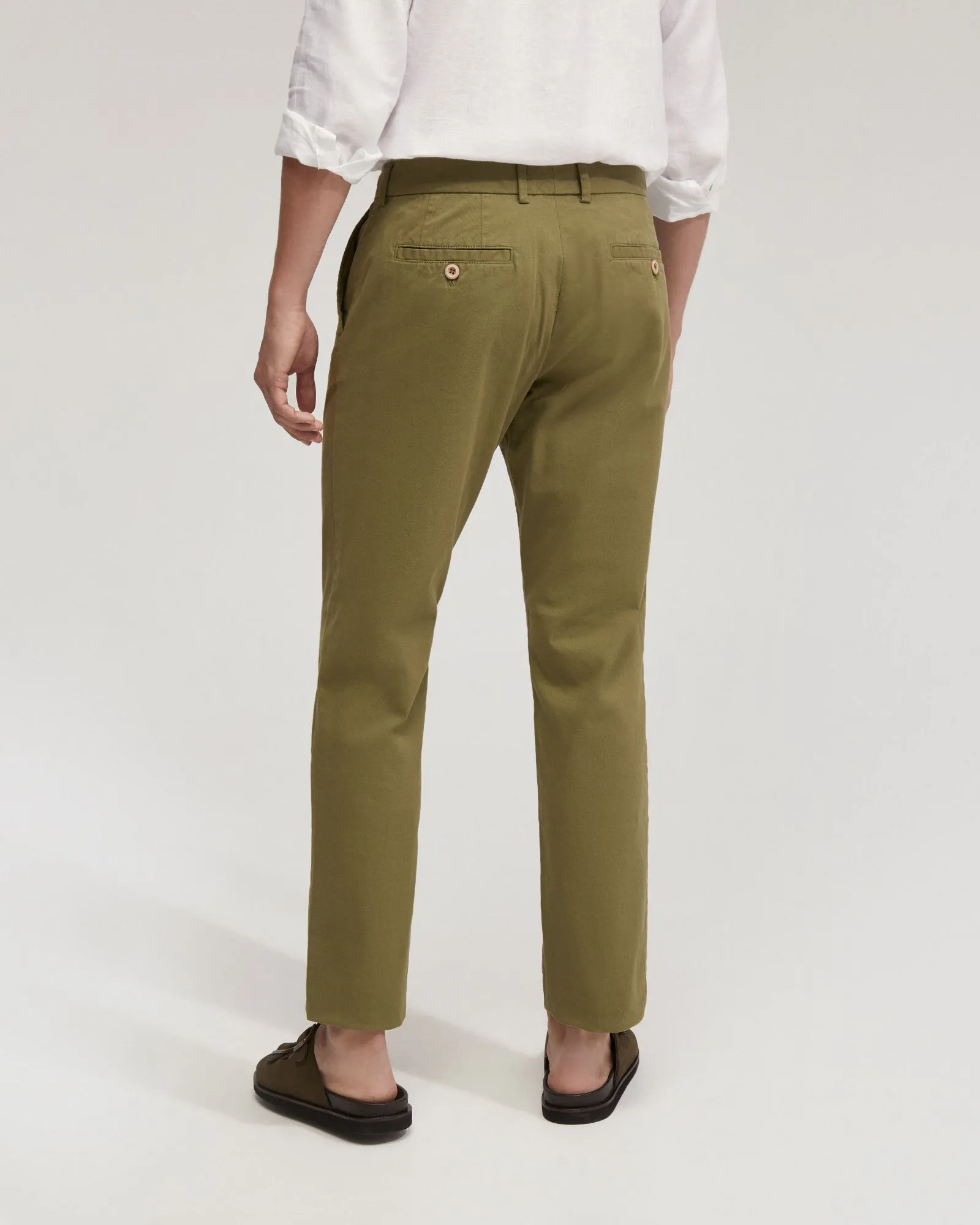 Relaxed Fit Cotton Chino