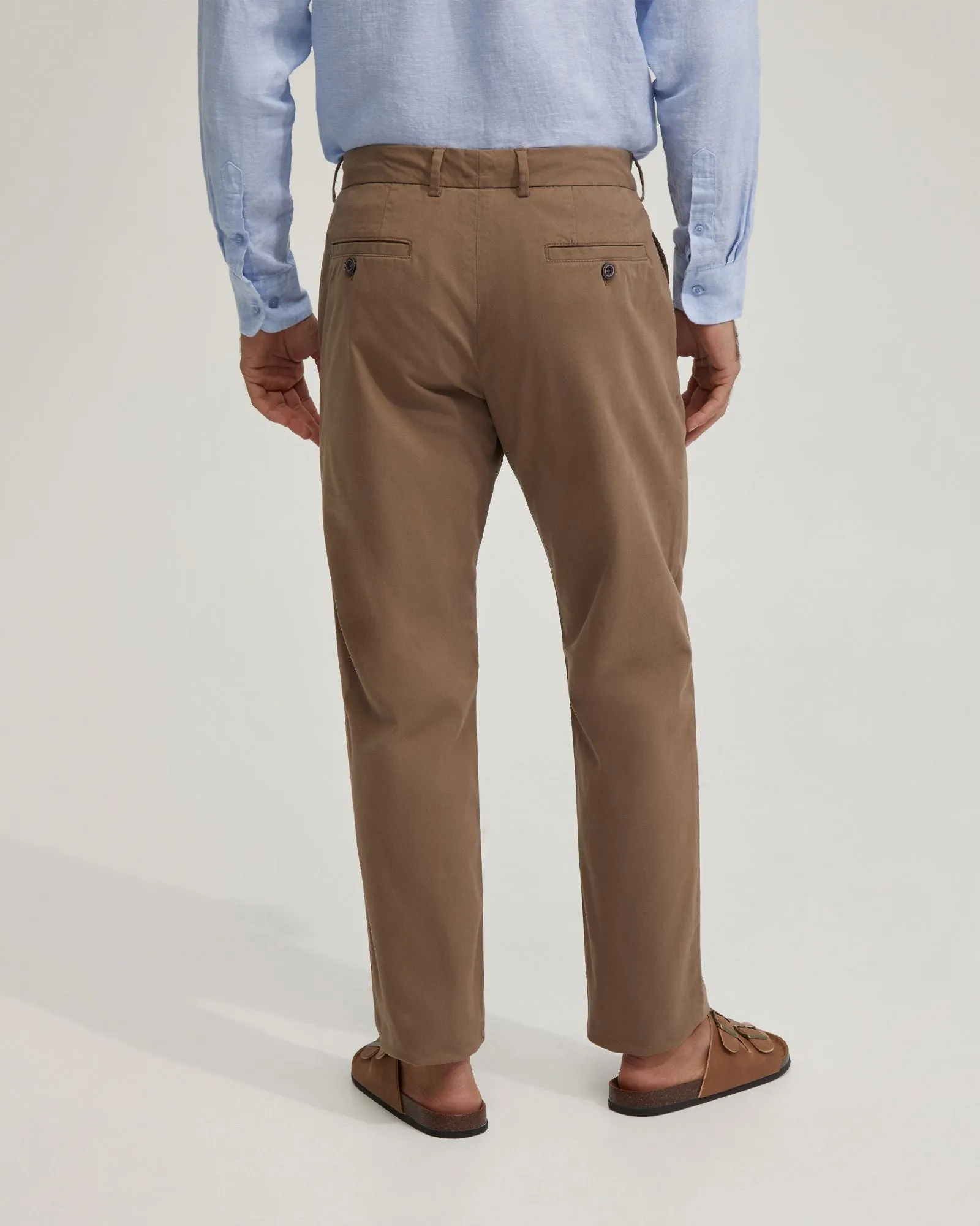 Relaxed Fit Cotton Chino