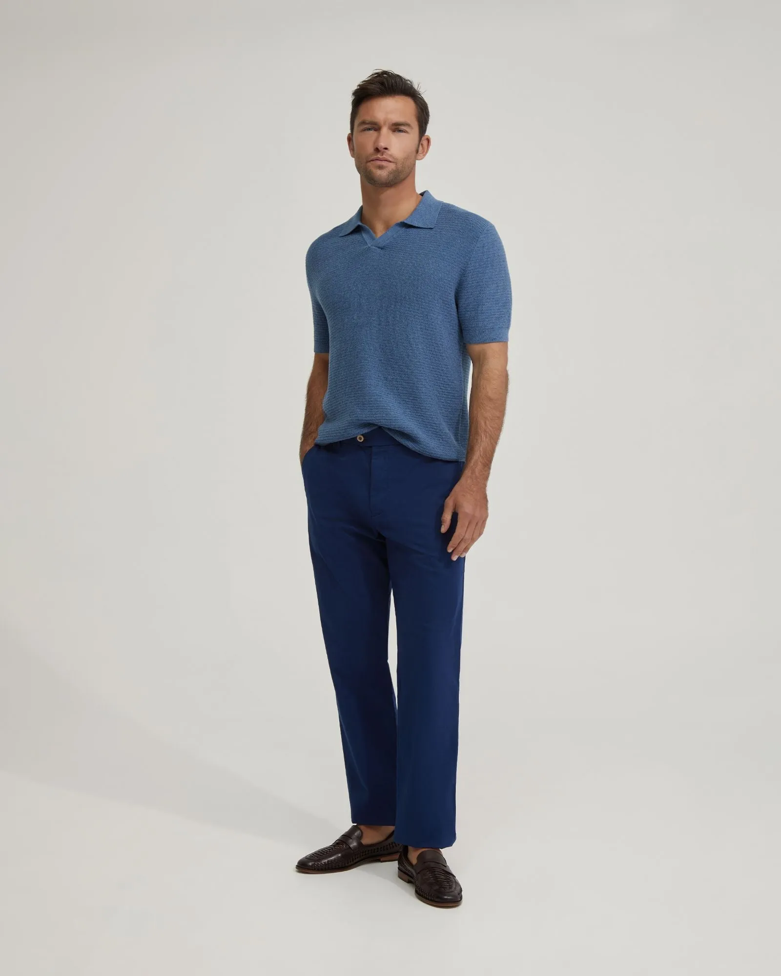 Relaxed Fit Cotton Chino