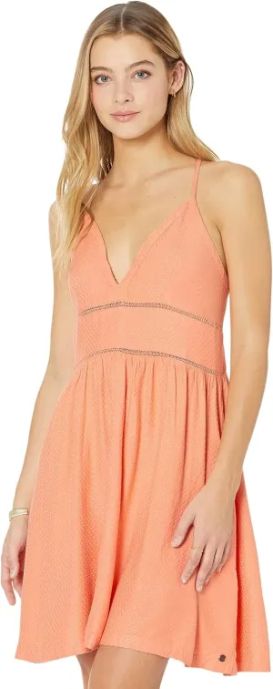 Roxy Women's New Silver Light Strappy Woven Dress