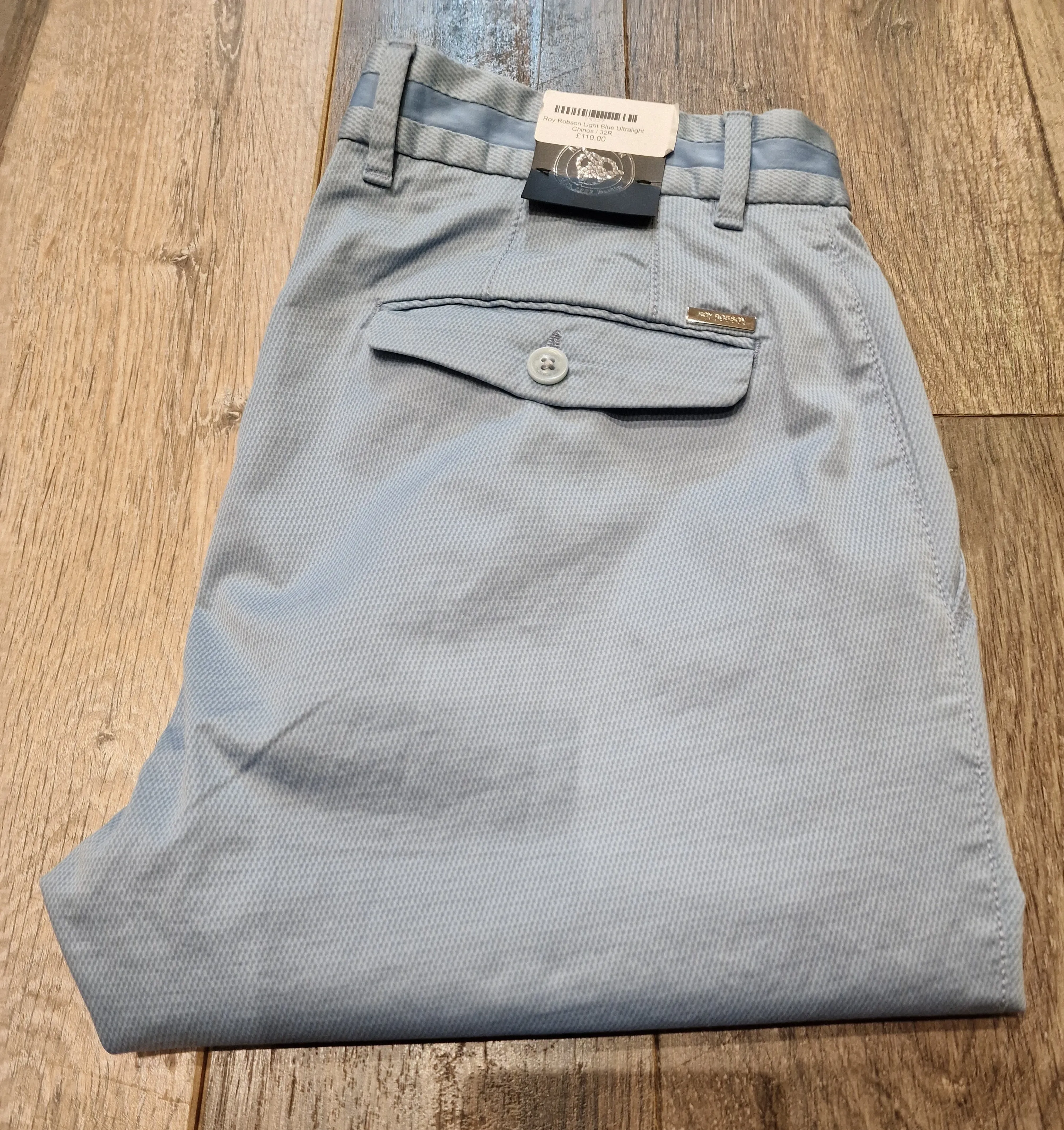 Roy Robson Light Blue Ultralight Chinos