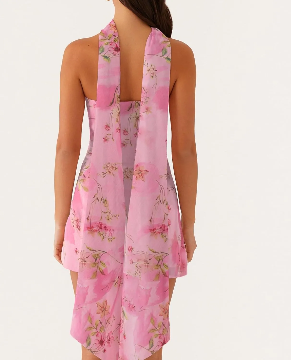 Sexy Strapless Tube Floral Mini Dress Boho Off Shoulder Slim Fit Short Bandeau Dress Going Out Night Party Dresses