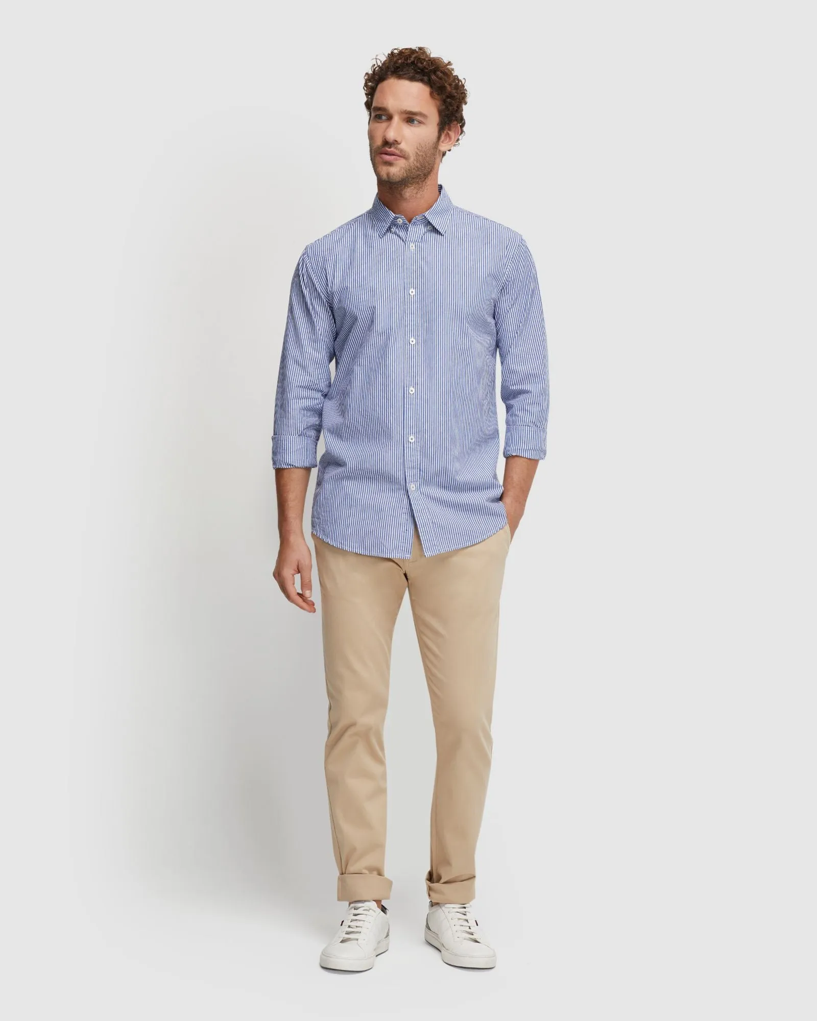 Shoreditch Bttn Down Stripe Shirt