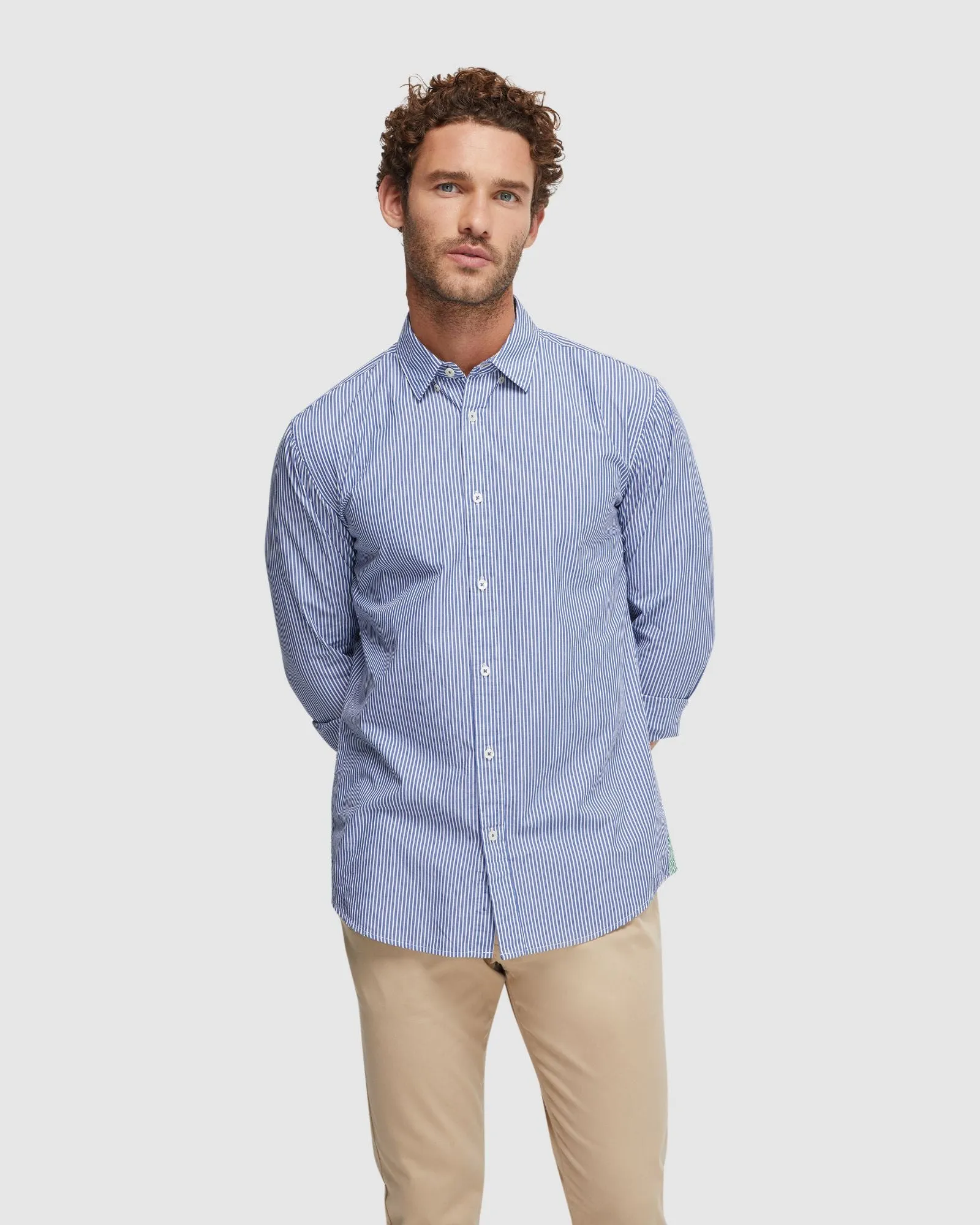 Shoreditch Bttn Down Stripe Shirt