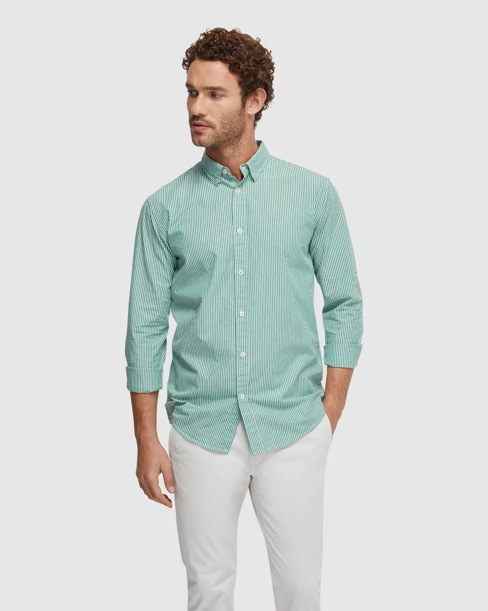 Shoreditch Bttn Down Stripe Shirt