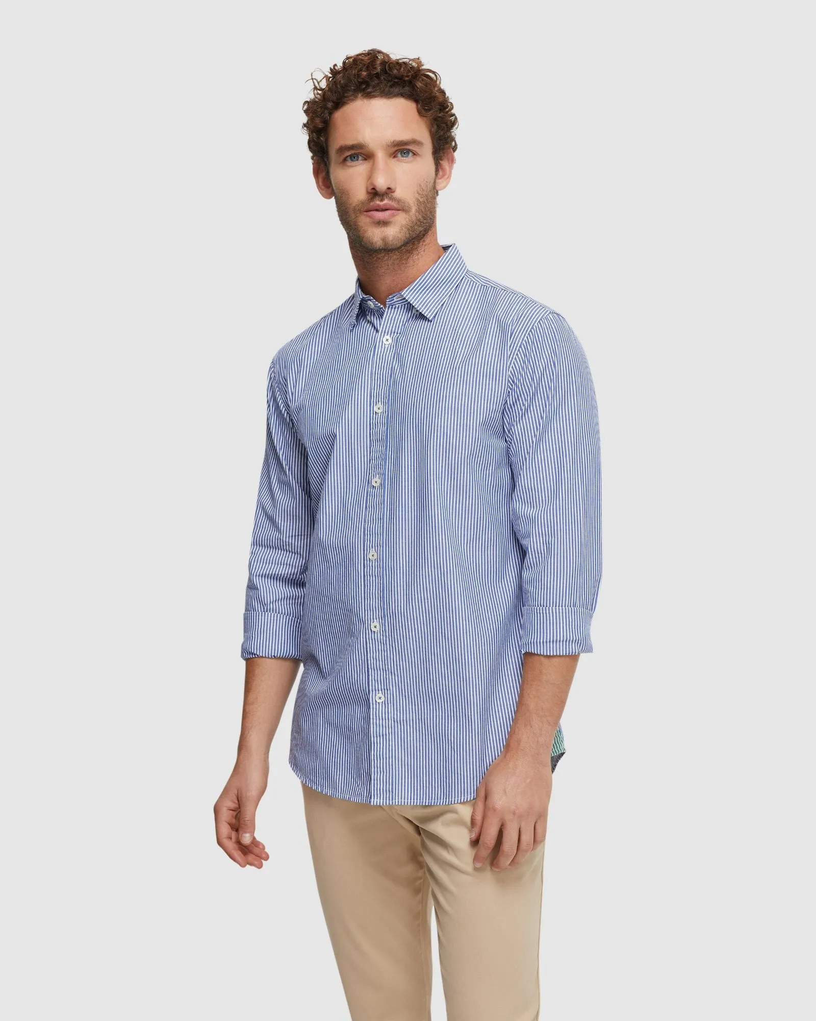 Shoreditch Bttn Down Stripe Shirt