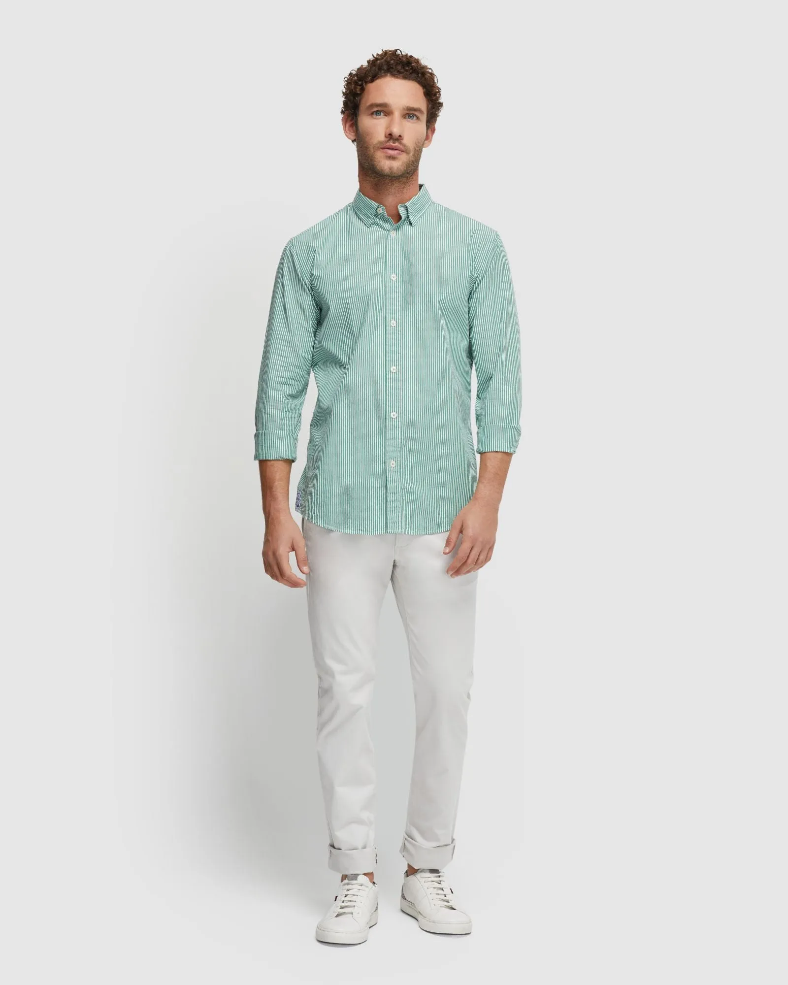 Shoreditch Bttn Down Stripe Shirt