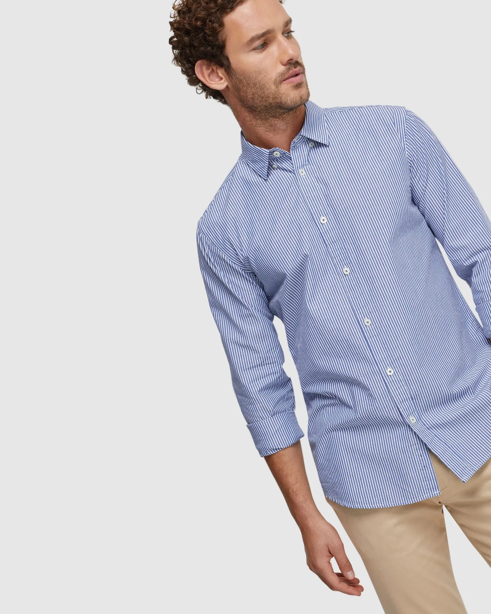 Shoreditch Bttn Down Stripe Shirt