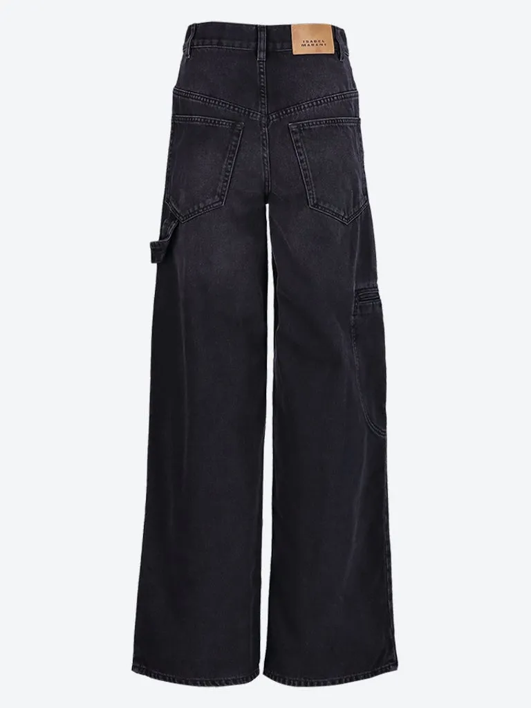 Solene utility jeans