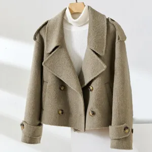 Sophie British Cropped Coat