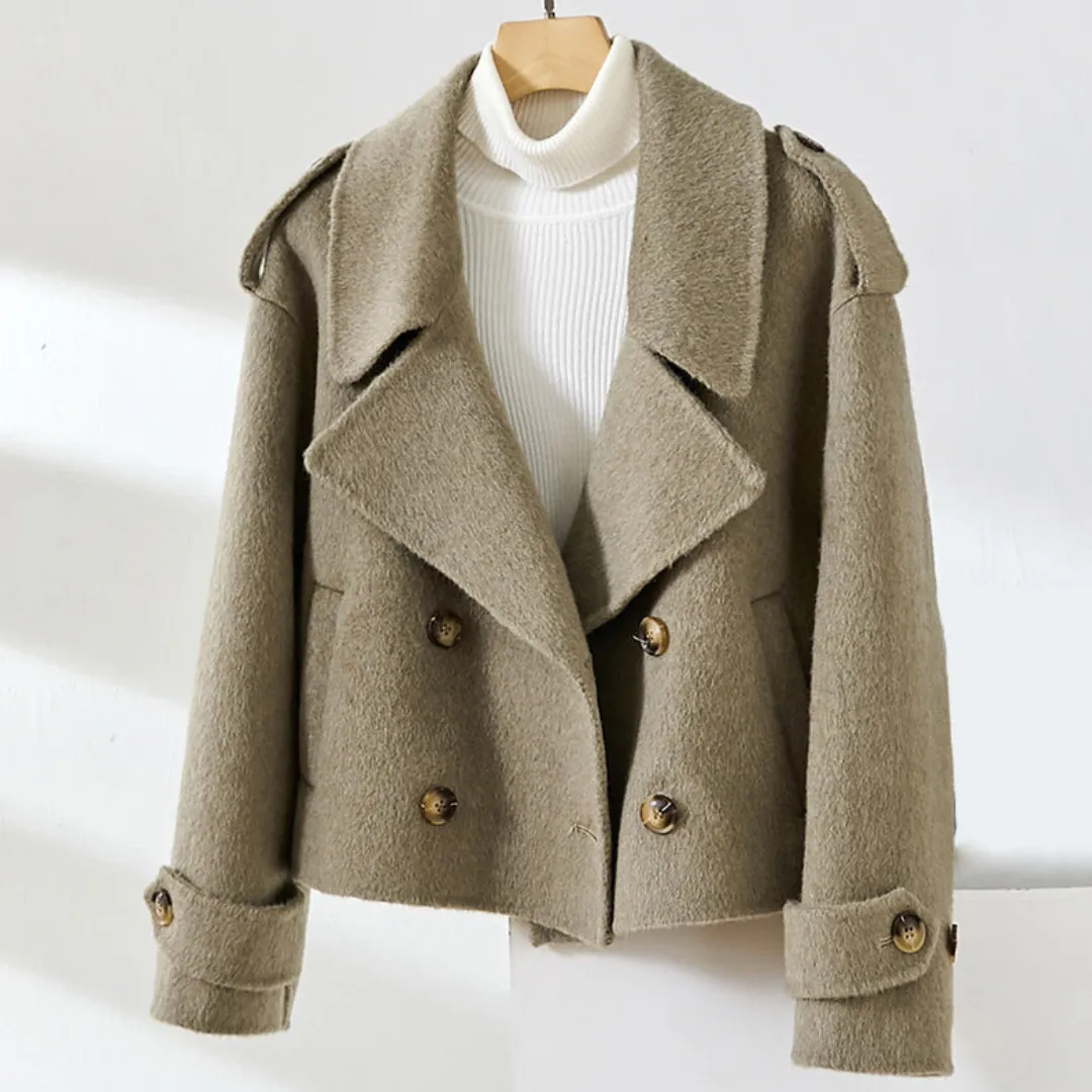 Sophie British Cropped Coat