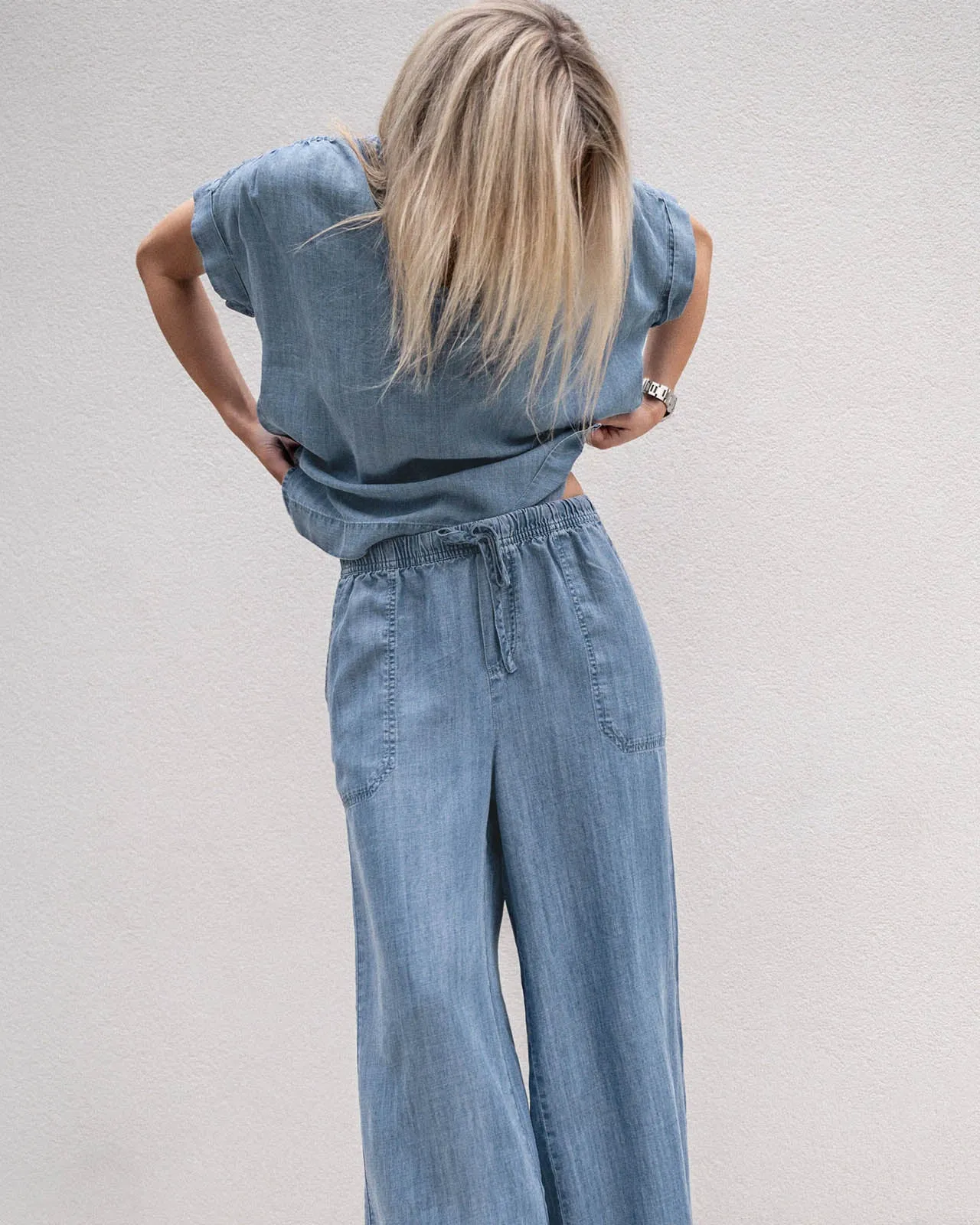 St. Tropez Indigo Blouse