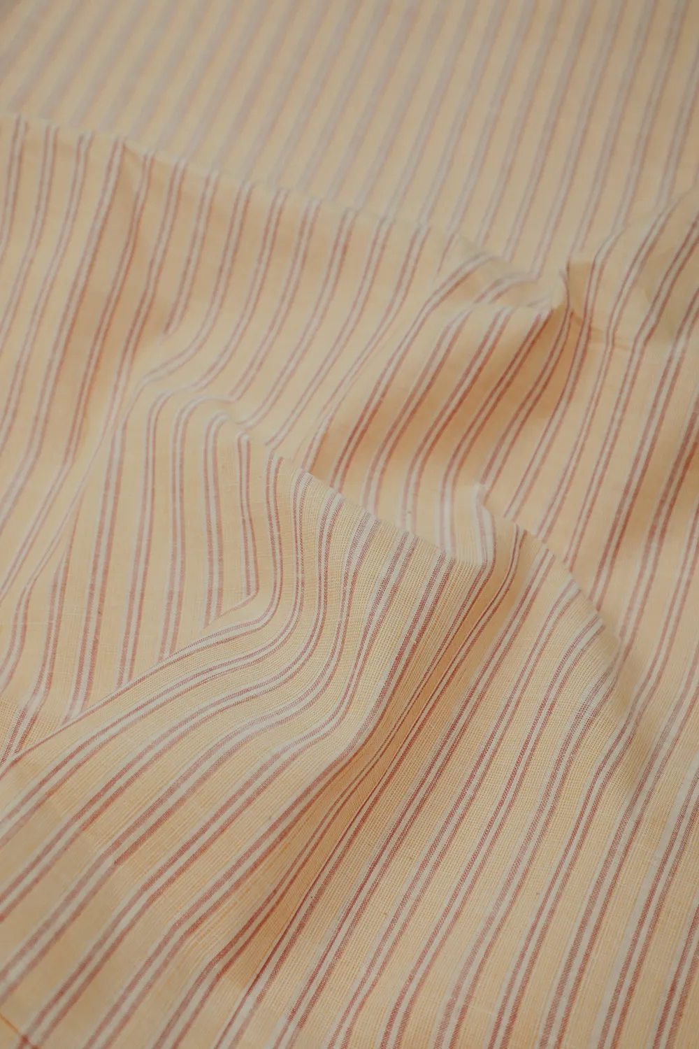 Striped Handwoven Cotton Fabric