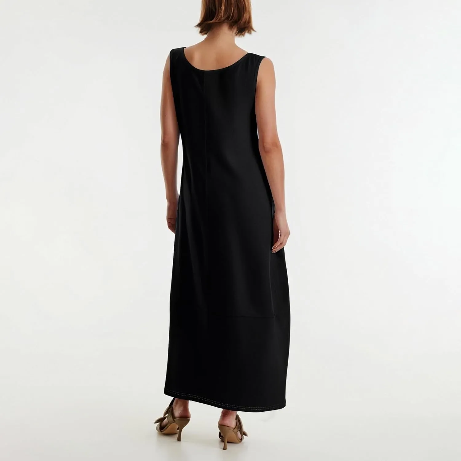 Sundresses for Women 2025 Casual Summer Beach Maxi Dress Scoop Neck Sleeveless Flowy Tank Dress Vacation Outfits