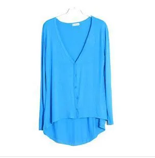 Sunscreen Shorter-Front-Longer-Back Niche Cardigan Modal Slim Look Women Outerwear
