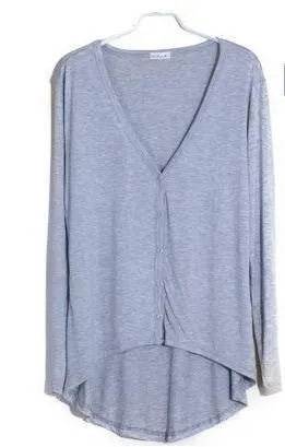 Sunscreen Shorter-Front-Longer-Back Niche Cardigan Modal Slim Look Women Outerwear