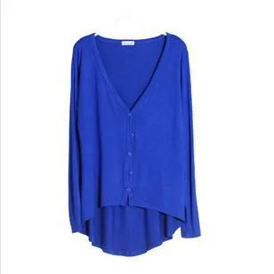 Sunscreen Shorter-Front-Longer-Back Niche Cardigan Modal Slim Look Women Outerwear