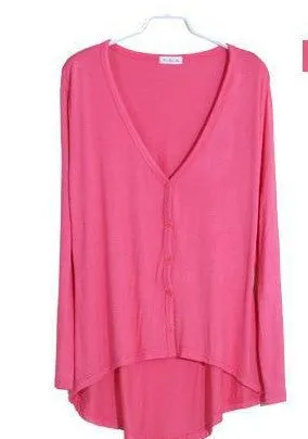 Sunscreen Shorter-Front-Longer-Back Niche Cardigan Modal Slim Look Women Outerwear