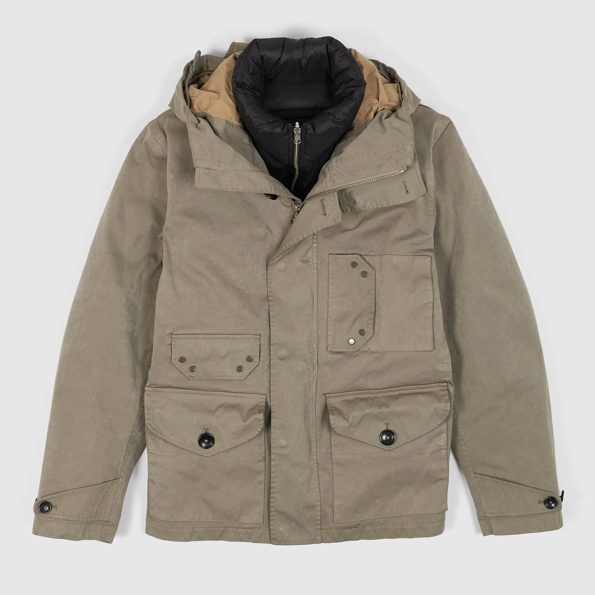 Ten c  Navy Smock 3 in 1 Jacket with Down Liner