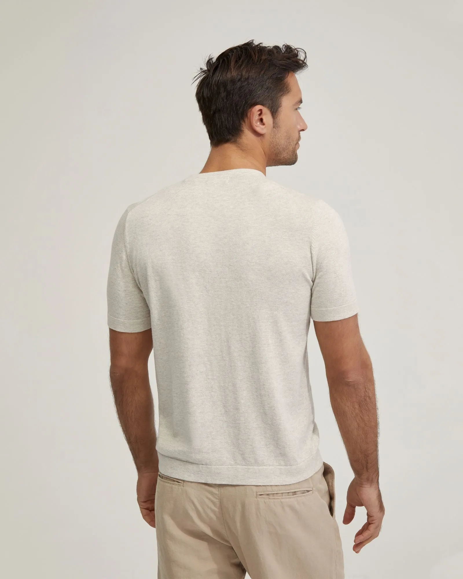 Theodore Crew Neck Knitted T-Shirt