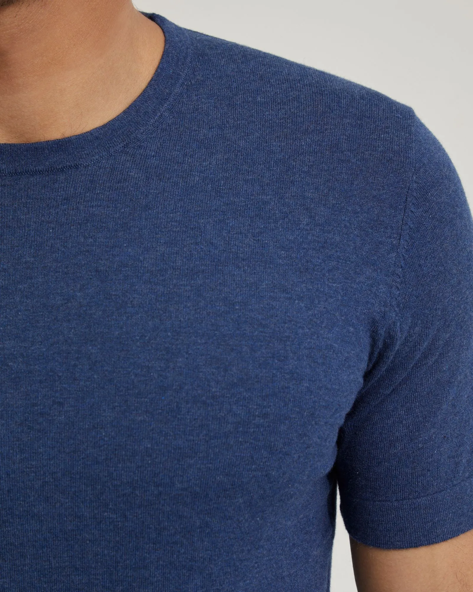 Theodore Crew Neck Knitted T-Shirt