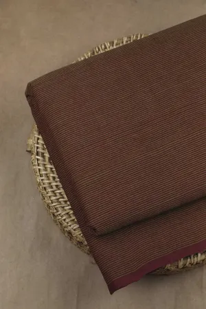 Thin Stripe Mangalagiri Cotton Fabric