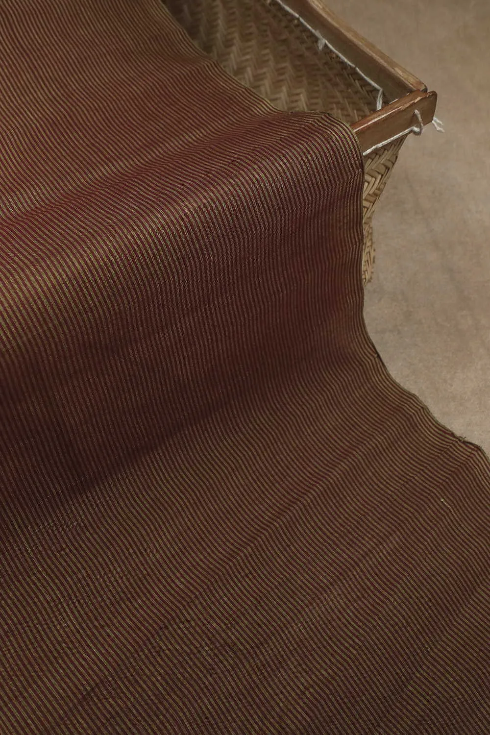 Thin Stripe Mangalagiri Cotton Fabric