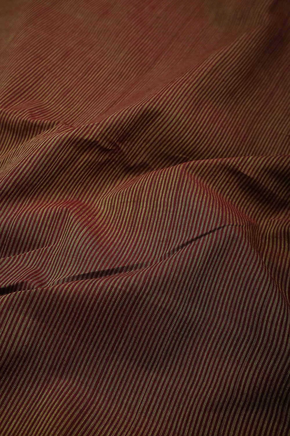 Thin Stripe Mangalagiri Cotton Fabric