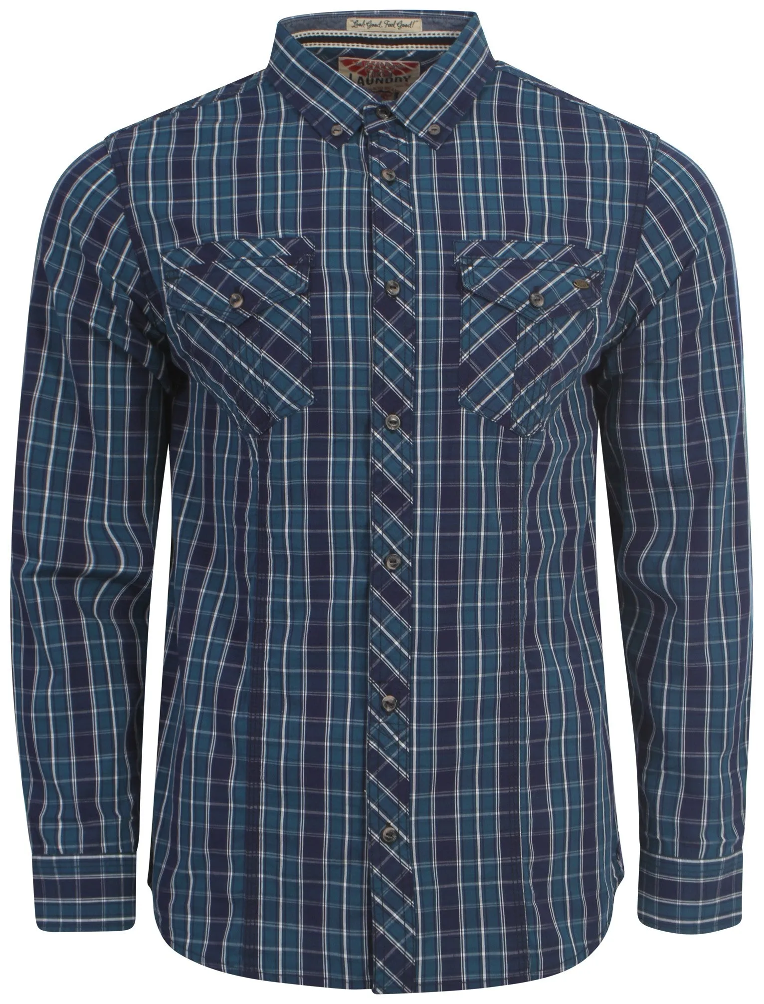 Tokyo Laundry Vostok blue shirt