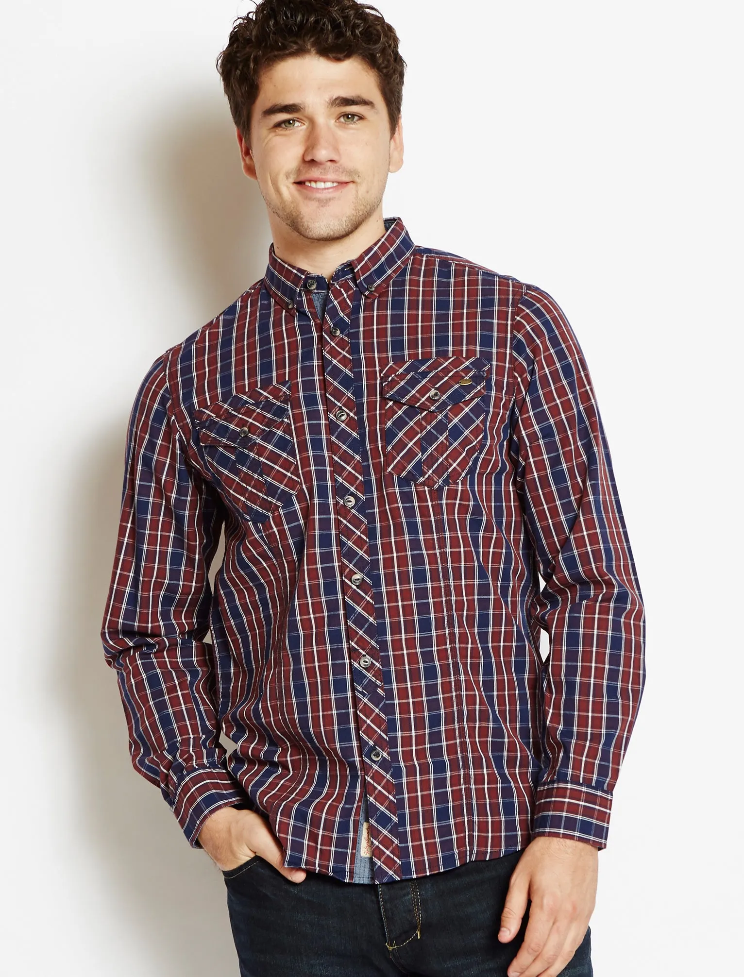 Tokyo Laundry Vostok blue shirt