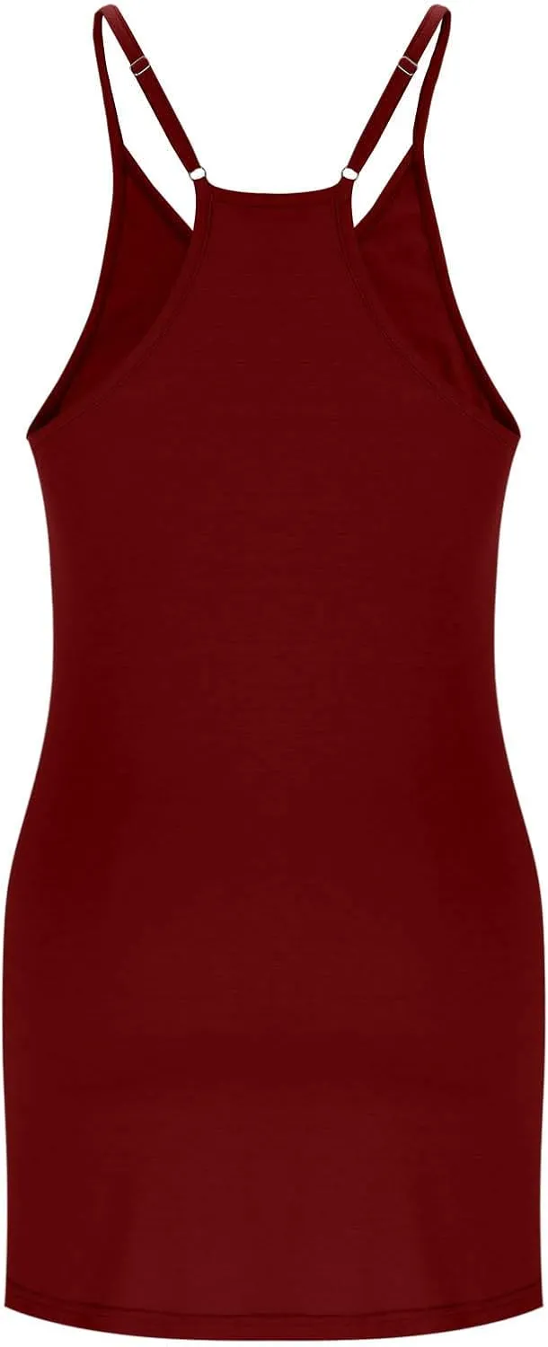 Vacation Dresses for Women 2025 Casual Sleeveless Cute Sundress Ladies Sexy Summer Mini Tank Dress with Pockets