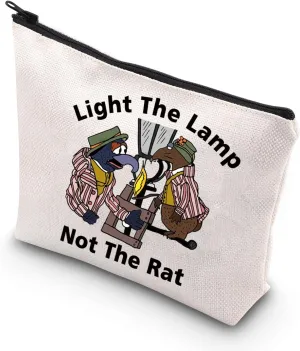 VAMSII Gonzo Rizzo Inspired Gift Light The Lamp Not The Rat Makeup Bag for Fans (Light The Lamp)