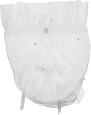 Wedding Purses for Women Satin Bridal Bag Pearl Rhinestone Embellishments
