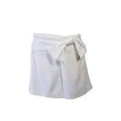 White Side Bow Detail Shorts