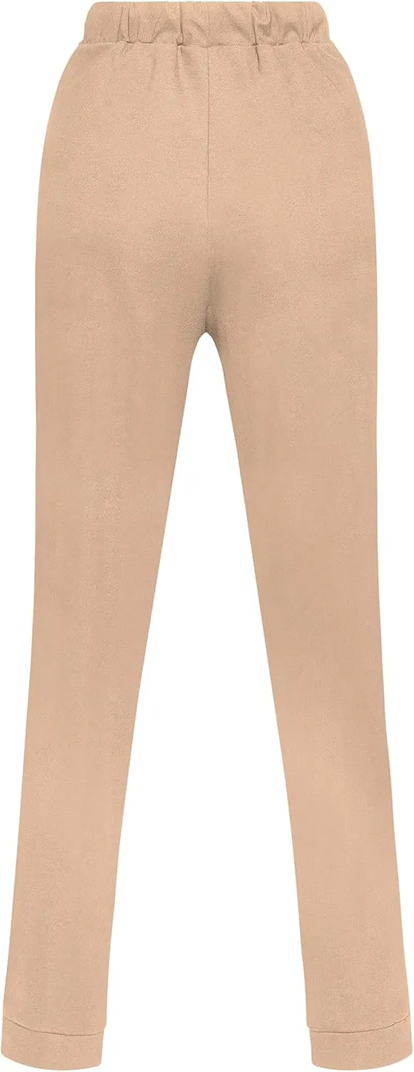 Wolford Warm Up Trousers Pants for Women High Waist Trendy Summer & Casual Wear Dressy Work Casual Fashionable Look