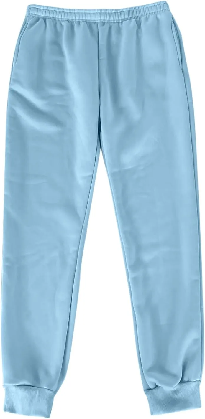 Women Linen Summer Loose Flowy Pant Trousers Low Waist Stretchy Straight Slim-Fit Pants Trendy