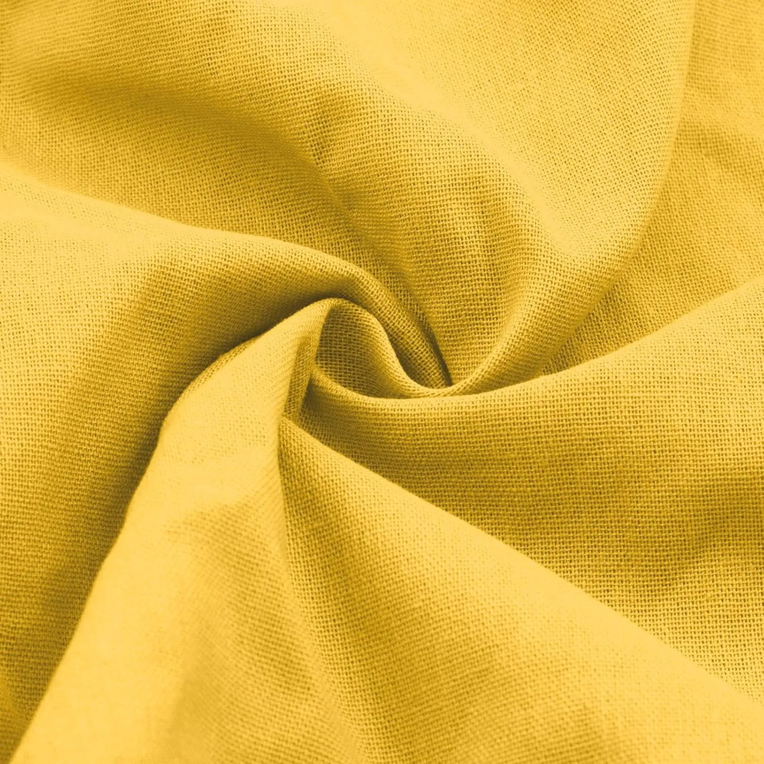 Womens Cotton Linen Butter Yellow Dress Summer Short Sleeve V Neck Comfy Travel Sundresses Beach Wear Vacation Clothes