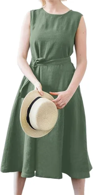 Womens Fashion Summer Dresses Elegant Short Sleeve Button Down Dresses Womens Ruffle Vacation Beach Dresses with Belt