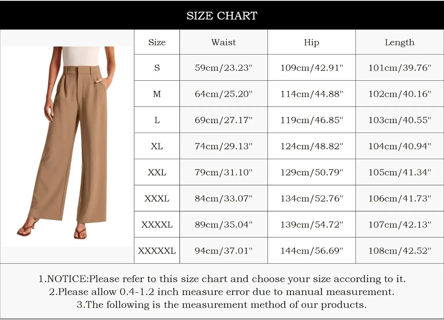 Womens Linen Blend Summer Striped Pants Low Waist Wide Leg Plus Size Pants Trendy