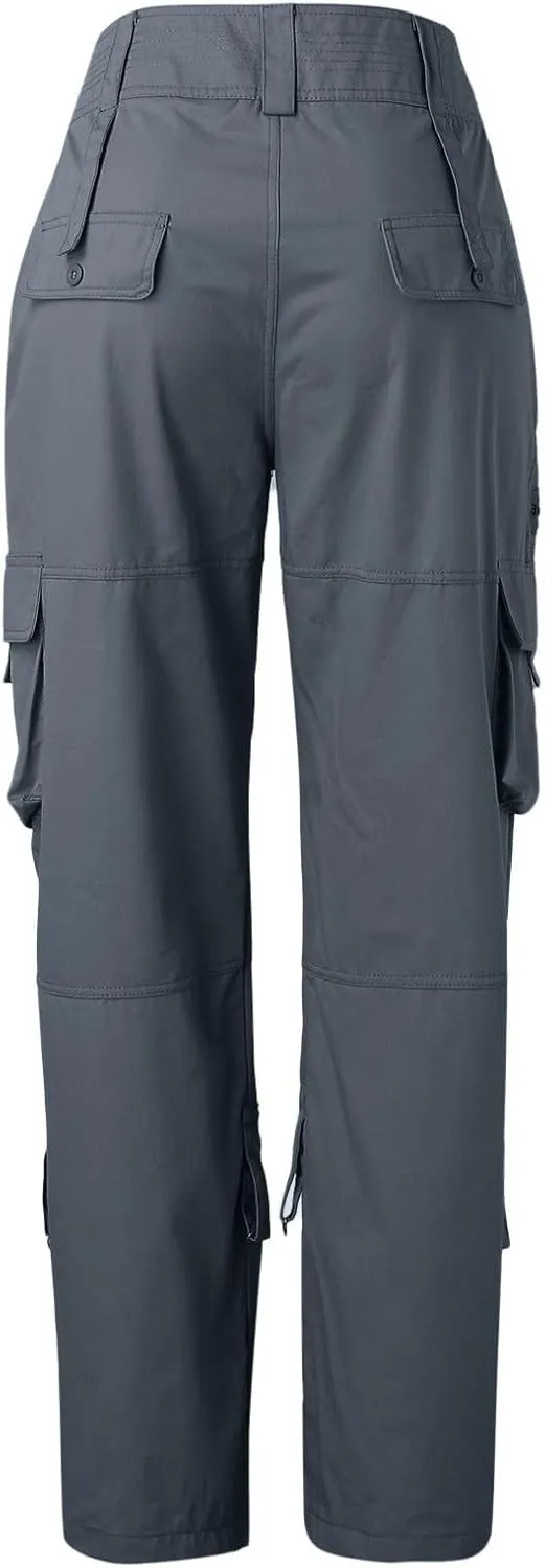 Women's Linen Summer Casual Loose Palazzo Pants Elastic Waisted Wide Leg Plus Size Palazzo Lounge Pants Trendy
